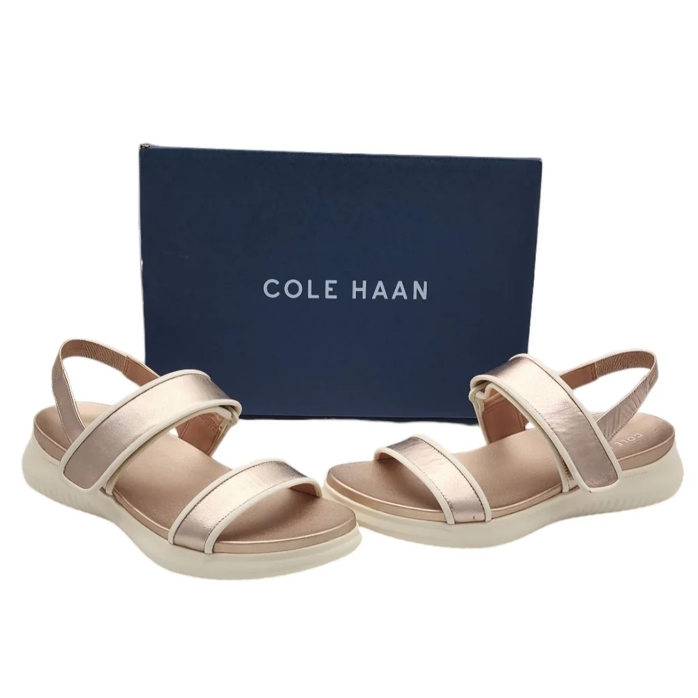 Cole Haan Zerogrand Women's Meritt Rose Gold Sport Sandals Size 9B